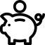 Preiswerter Service Sparschwein-Symbol – Preiswerter Service